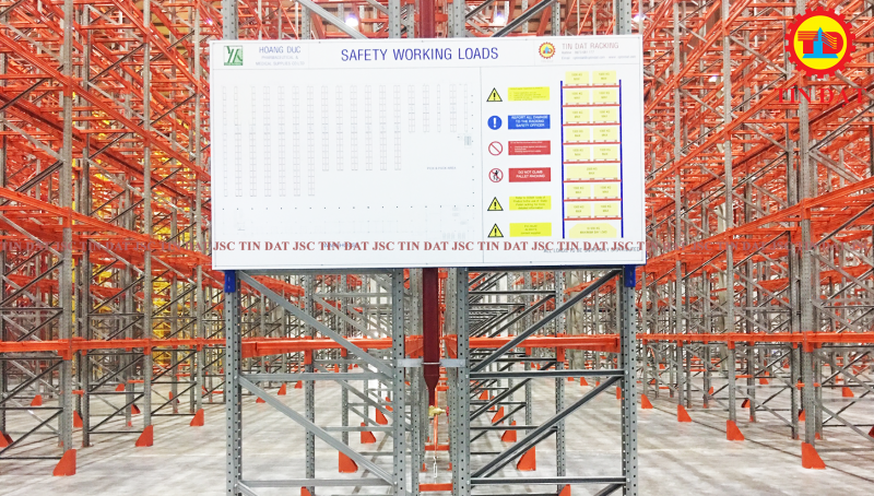 Dự án kệ selective - Dự án kho dược Hoàng Đức