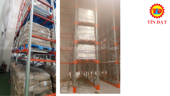 2022 - Vina pride Seafoods warehouse drive-in racking project
