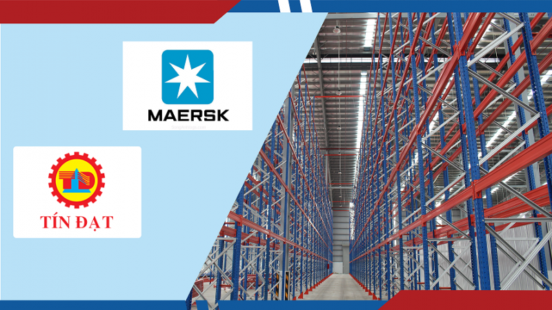 Dự án kệ kho ở nhà kho Maersk Logistic Việt Nam