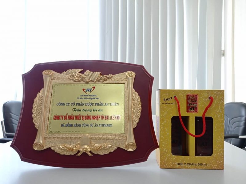 Kỷ niệm chương An Thien pharma danh cho Tín Đạt
